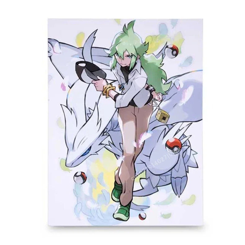 American Version of PokeMon Center Trainers Series Little Youmali, Salina, Chibana Posters, Home Canvas Hanging Paintings