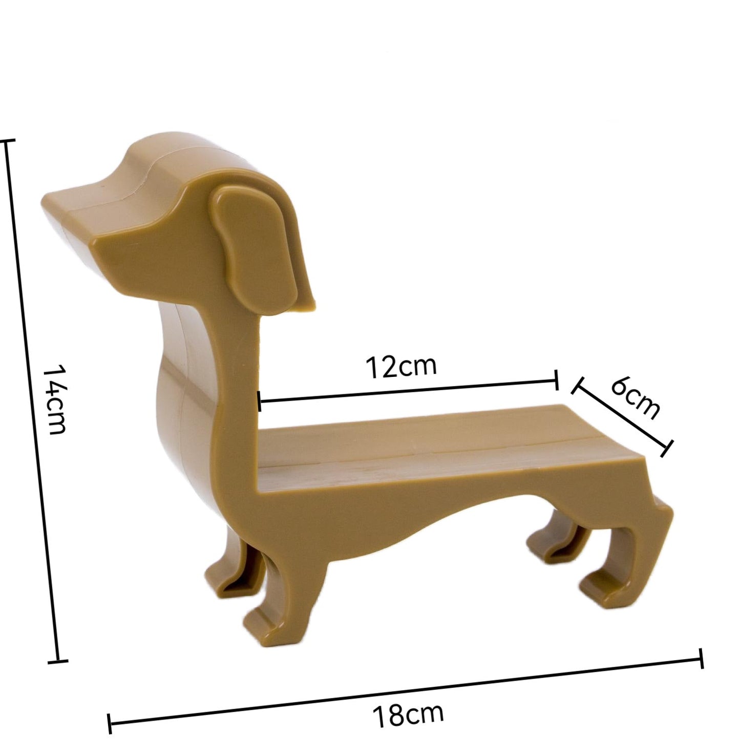 Cross-Border New Dog Wine Bottle Holder Sausage Dog Red Bottle Shelf Wine Bottle Support Tray Decoration Shelf