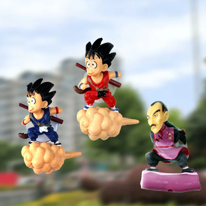 Anime Dragon Ball Son Goku Tao Pai Pai Model Doll Collection Charm Kids Toy Car Suction Cup Decoration Ornaments Gift Brinquedos