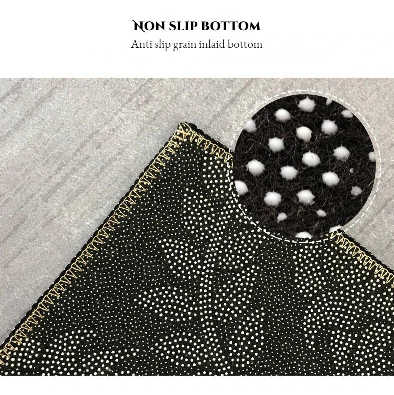 Luxury Computer Chair Mat Study Tables Floor Carpet Non-slip Modern Rugs for Bedroom Home Decoration Hall Doorway Mats alfombras