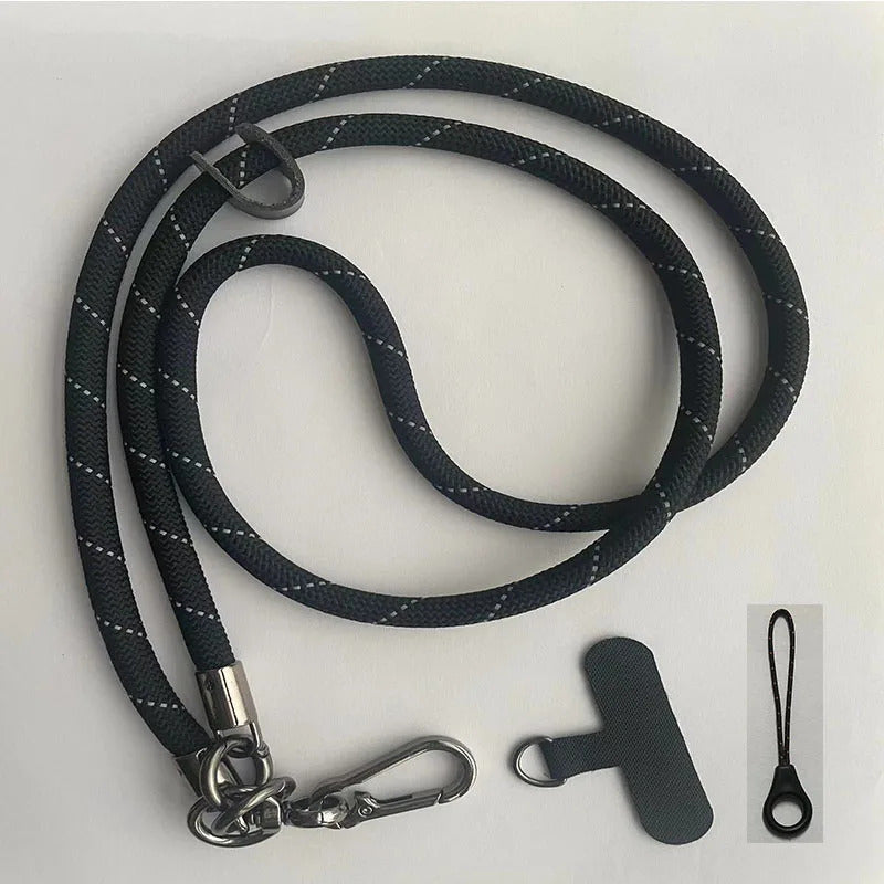 Creative Cartoon Doll Adjustable Diagonal Long Rope Doll Pendant Mobile Phone Pendant Phone Charms Lanyard Phone Strap Chain