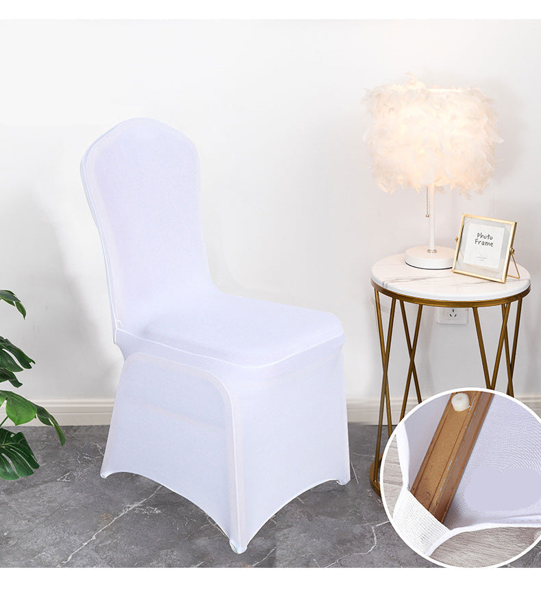 Chair Cover Chair Slipcover High-End Feel Universal Elastic Full-Coverage Wedding Hotel Non-Slip Chair Cover