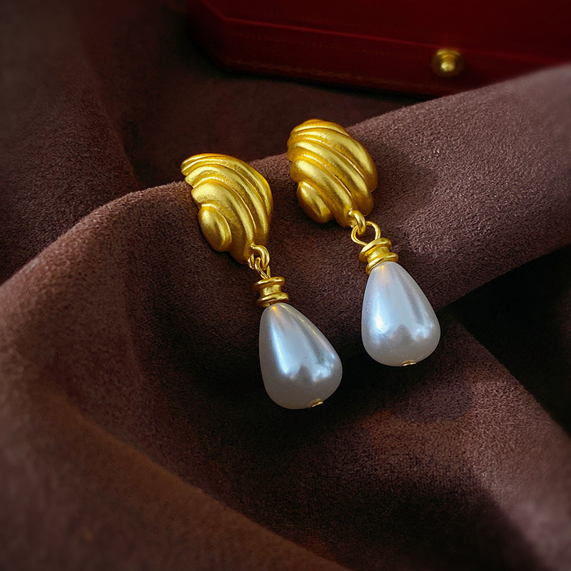 Vintage Earrings Fashion Versatile Ear Jewelry Niche Light Luxury High-end Accessories