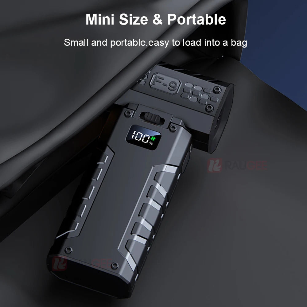 Mini Turbo Jet Fan Portable Handheld Violent Blower USB Rechargeable Strong Winds Speed Turbo Fan Outdoor Brushless Hand Fan