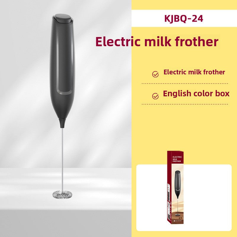Amazon Electric Milk Beater New Stainless Steel Coffee Cream Electric Milk Beater Egg Beater Portable Blender