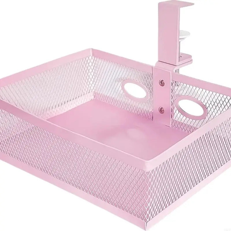 Multifunctional Tray and Basket for Office Supplies Easy Access Under Desk Storage Shelf Large Capacity Drawer