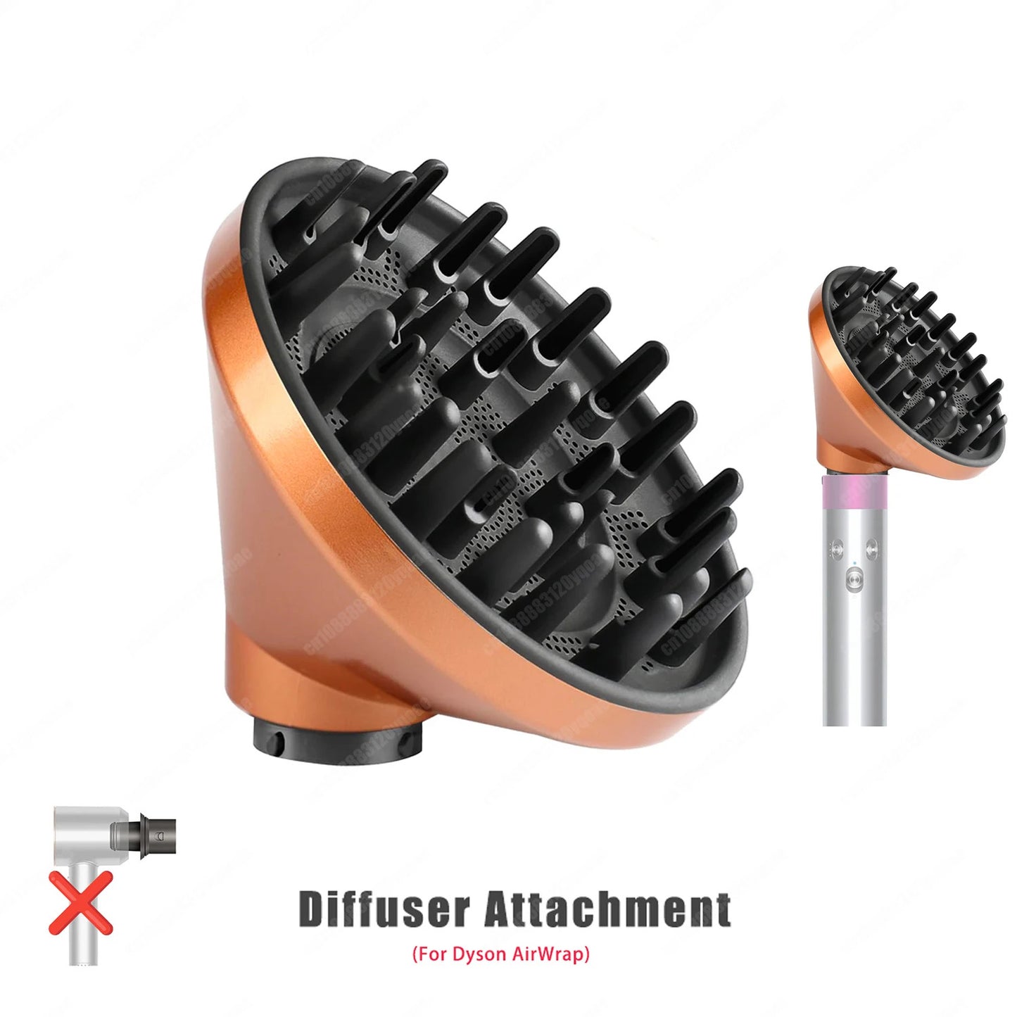 For Dyson Airwrap HS01 HS05 Hair Styling Nozzle Brush Anti fly Hair Nozzle For Dyson Hair Dryer Accessories Auto Hair Curling
