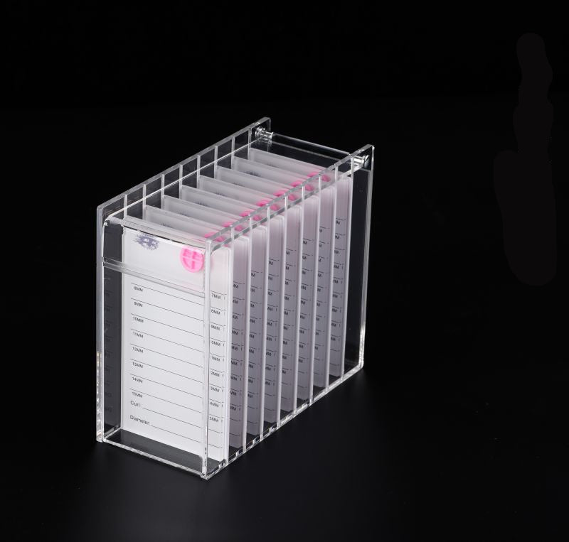 In Stock Grafting Eyelash Storage Box Eight-Layer Eyelash Storage Flower Box Multi-Layer Transparent and Dustproof Eyelash Box Auxiliary Tool