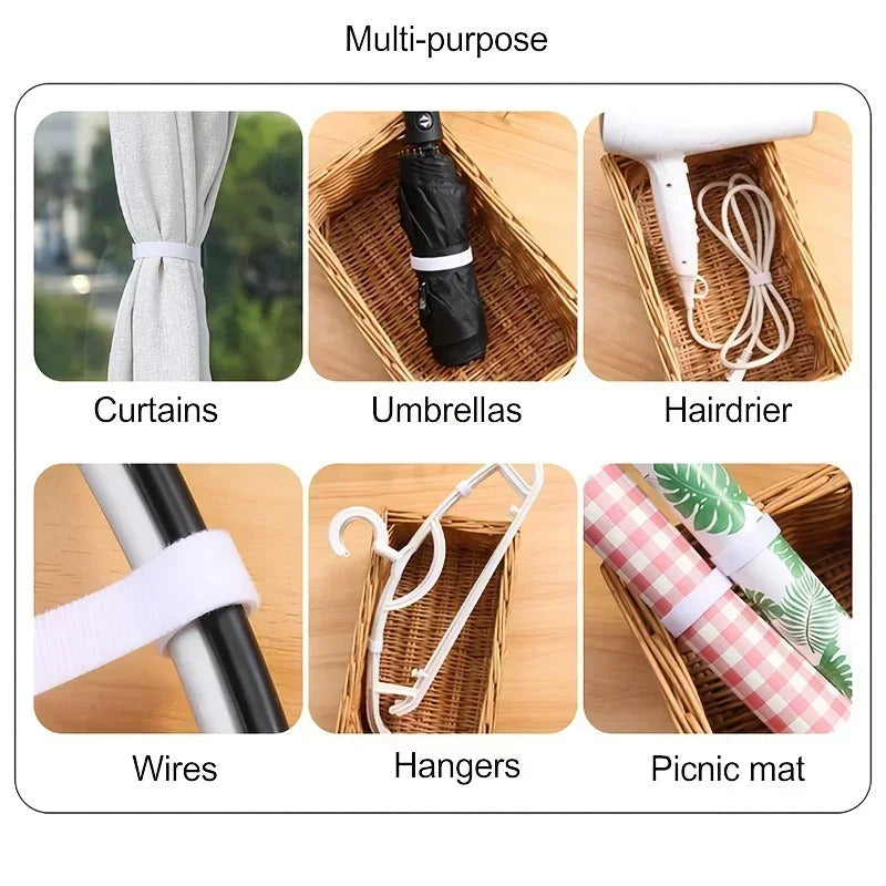 1/5M Cable Organizer Cable Management Wire Winder Tape Earphone Mouse Cord Management Ties Protector For iPhone Xiaomi Samsung