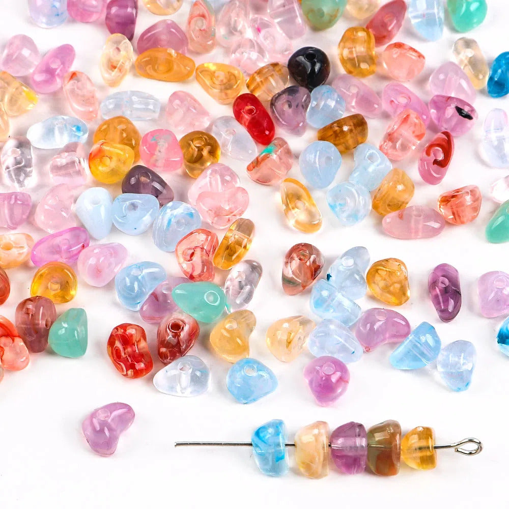 20g/Bag Acrylic Crushed Stone Shape Multicoloured Loose Beads Diy Necklace Bracelet Key Chain Jewelry Making Materials