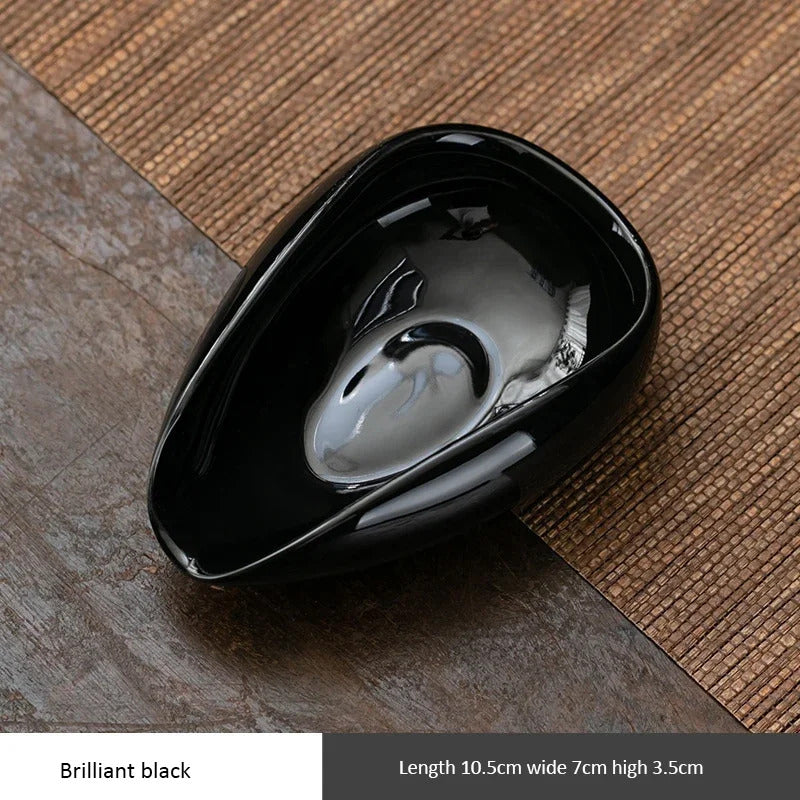 Coffee Bean Measuring Tray Ceramic Bean Dish Coffee Powder Ceramic Measuring Cup Coffee & Tea Accessories for Home Restaurant