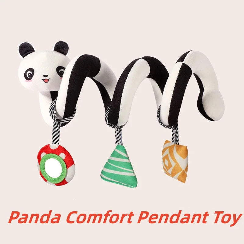 Montessori Baby Toys Kawaii Soft Plush Dolls Animal Strollers Pendant Toys for Newborn Boys Girls Toddler Birthday Gift