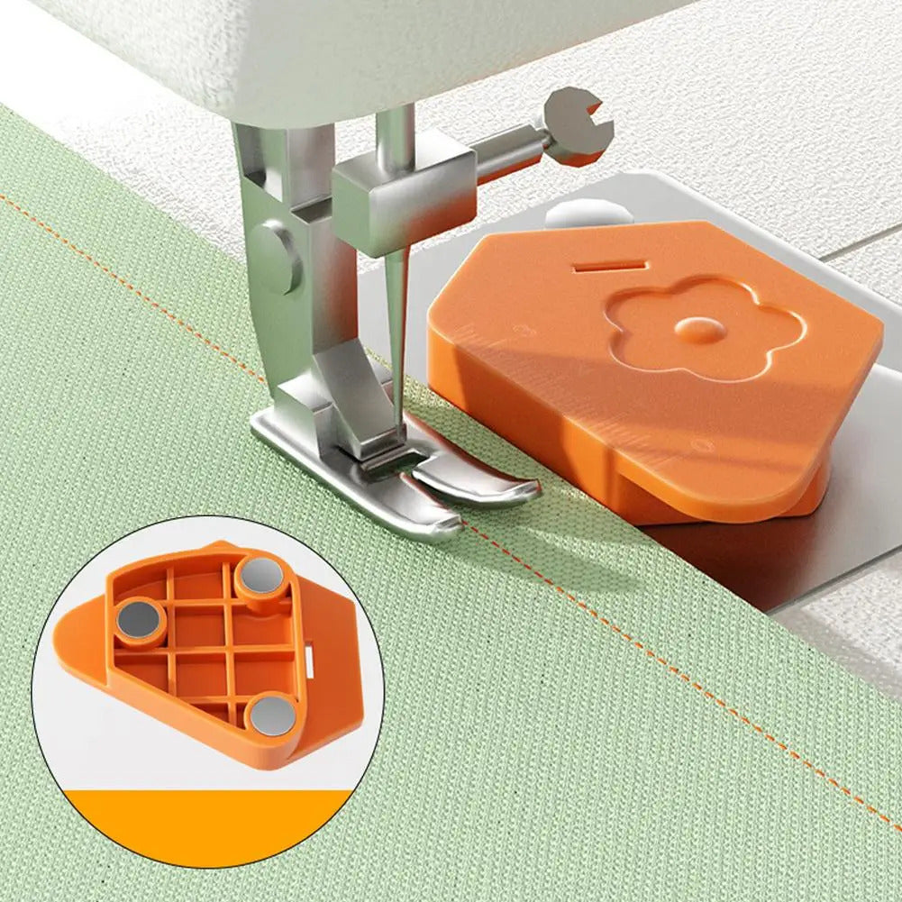 Magnet Lock Stitcher Sewing Machine Accessories New Multi-purpose Magnet Gauge Edge Polygonal Anti-Curling Plastic Positioner