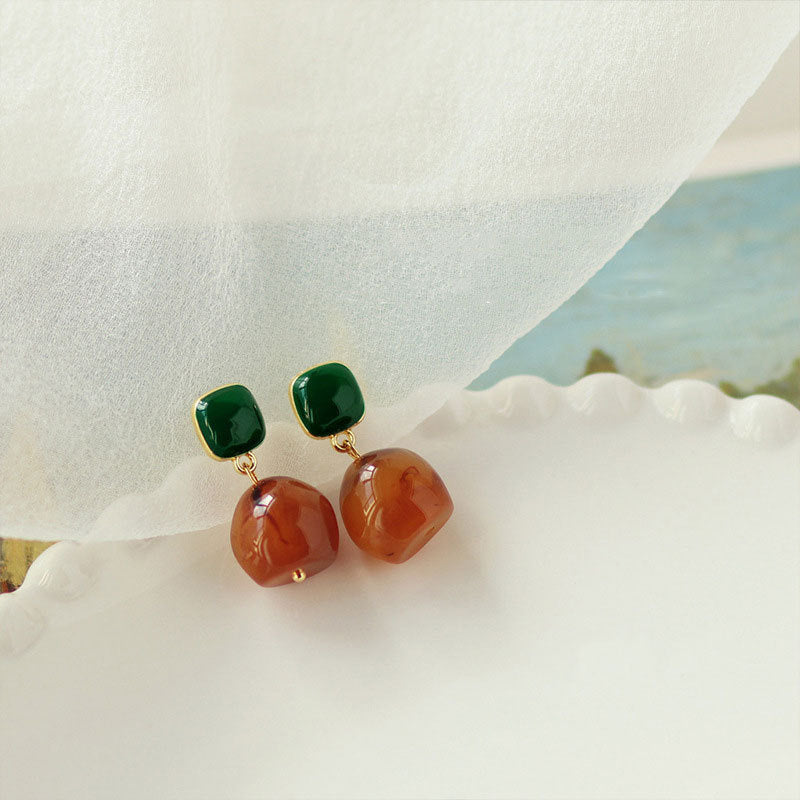 Vintage Earrings Fashion Versatile Ear Jewelry Niche Light Luxury High-end Accessories