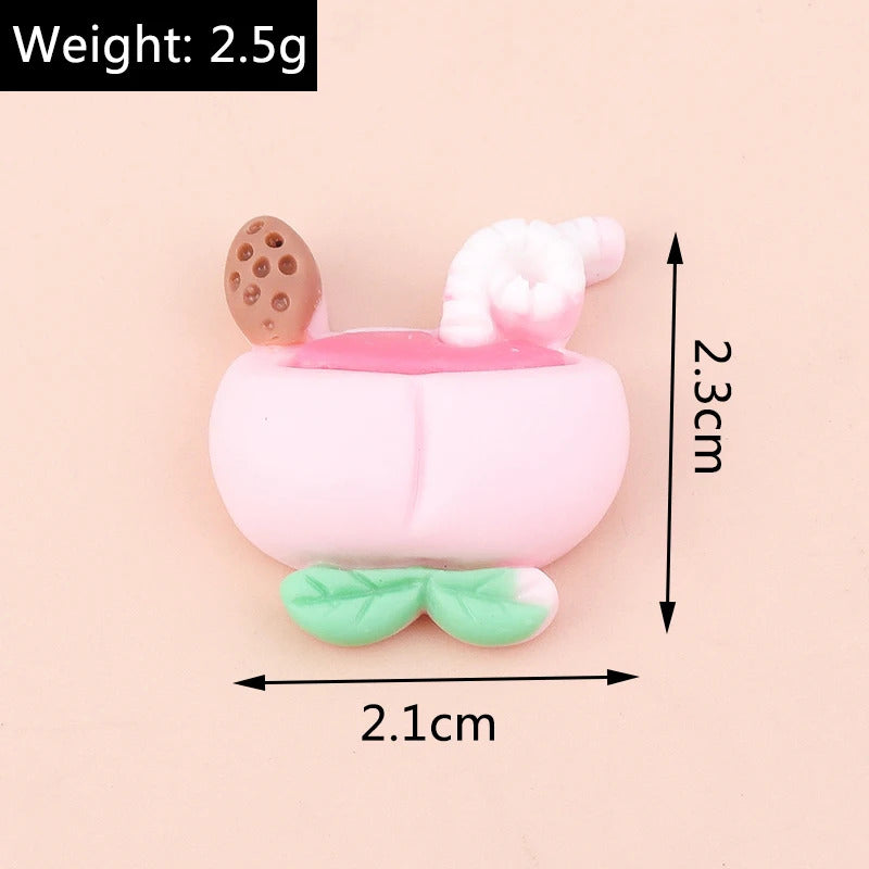 Leslie Random Mix 10pcs Cute New Miniature Dollhouse Simulated Food Snacks Mini Bread Cake for Girls BJD Doll Kitchen Toys