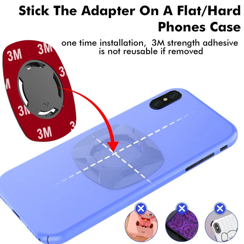 Quadlock Motorcycle Anti Vibration Mount Phone Holder Motorcycle Bracket Moto Electric Scooter Bracket For iPhone Xiaomi Samsung