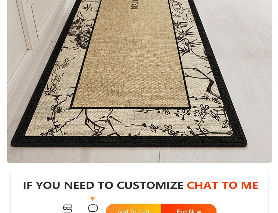 Kitchen Floor Mat Home Decoration Rug Non-slip Carpet Anti-slip Area Rugs Kitchen Foot Mats 주방바닥매트 Alfombra DE Cocina 주방 깔개