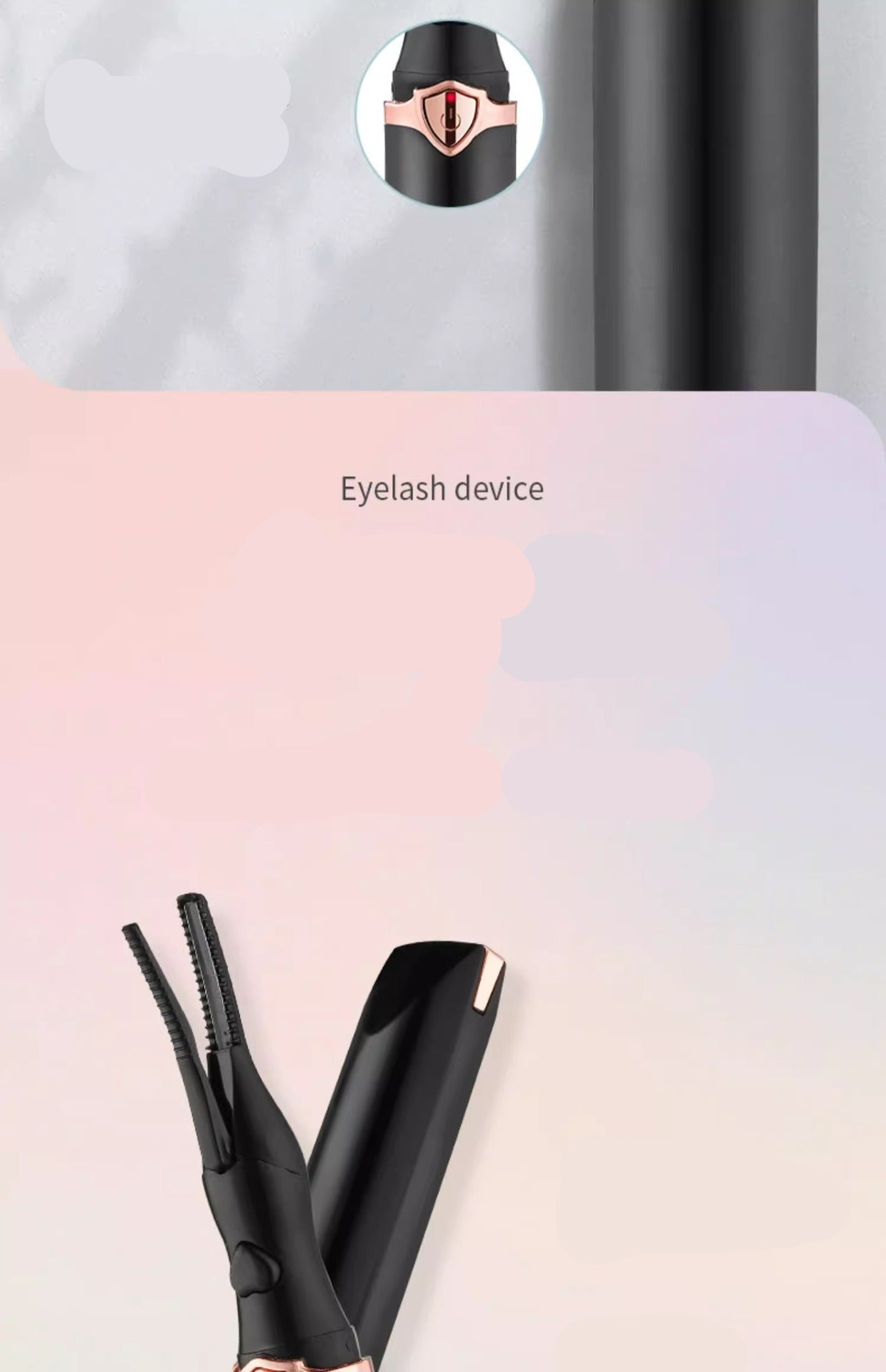 New Electric Eyelash Curler Rechargeable Heated Eyelash Shaping Curler Beauty Tool Electric Eyelash Curler