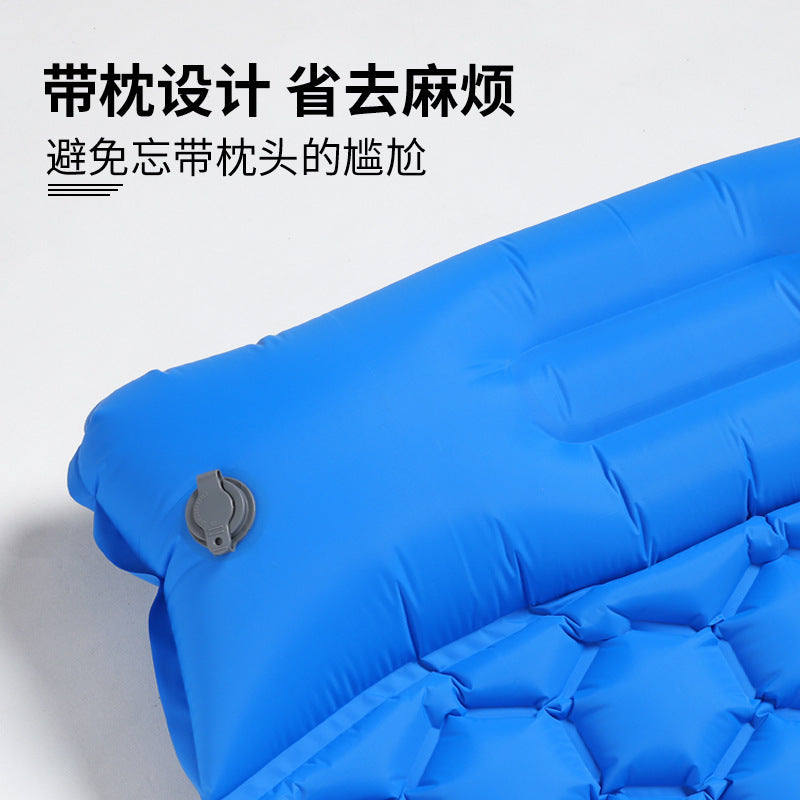 Thickened Outdoor Foldable Portable Tent Nap Mat Ground Mat Moisture-proof Mat Single Double Egg Nest Mat Inflatable Mat