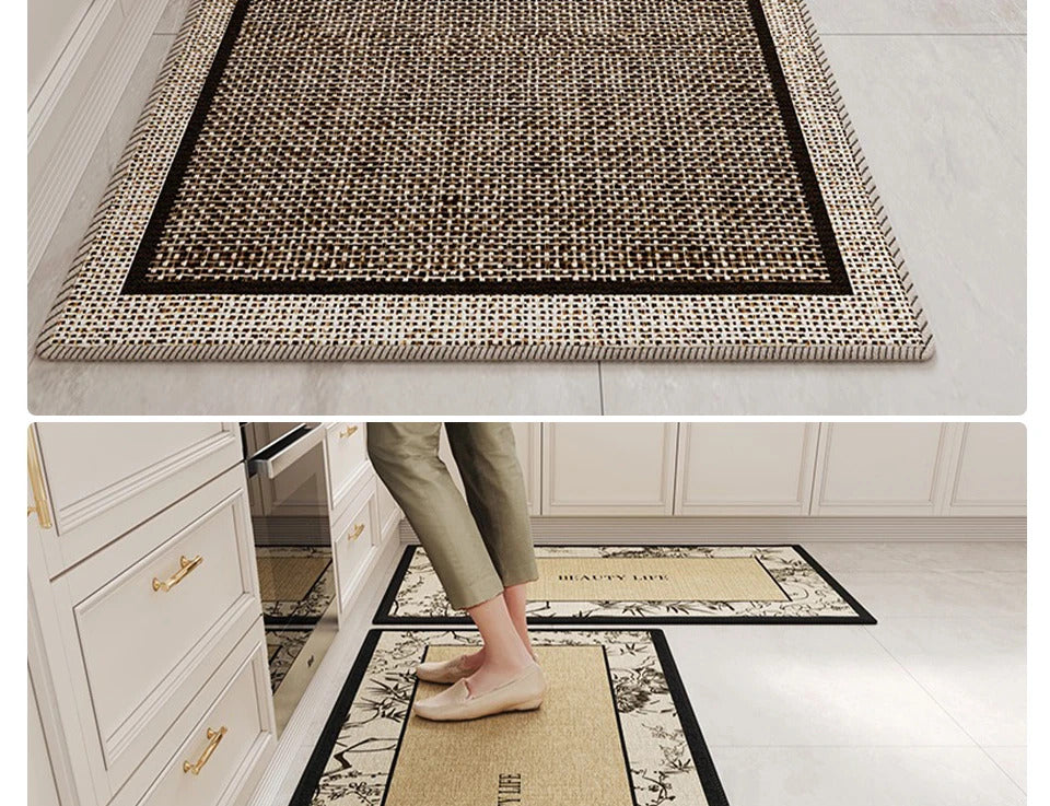 Kitchen Floor Mat Home Decoration Rug Non-slip Carpet Anti-slip Area Rugs Kitchen Foot Mats 주방바닥매트 Alfombra DE Cocina 주방 깔개