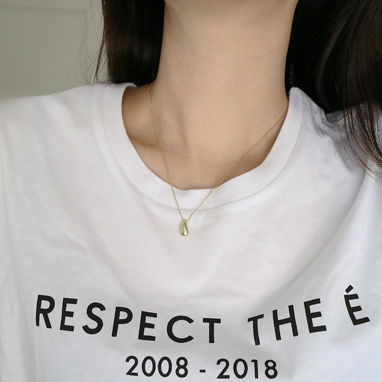 Liluo New S925 Sterling Silver Pearl Necklace Accessories for Women, Non-Fading, High-End Feel, Versatile Spring and Summer Clavicle Chain Wholesale