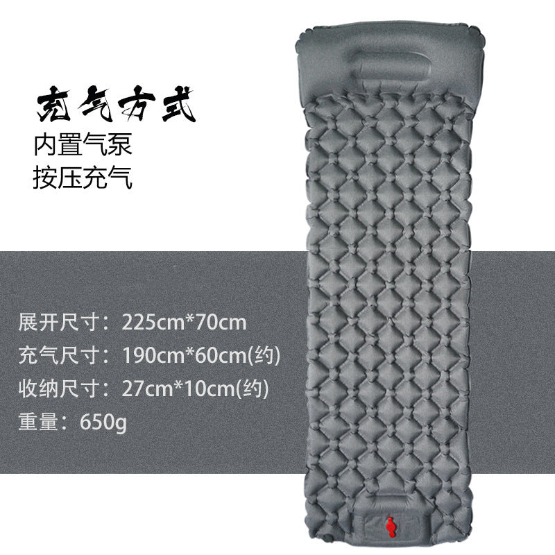 Thickened Outdoor Foldable Portable Tent Nap Mat Ground Mat Moisture-proof Mat Single Double Egg Nest Mat Inflatable Mat