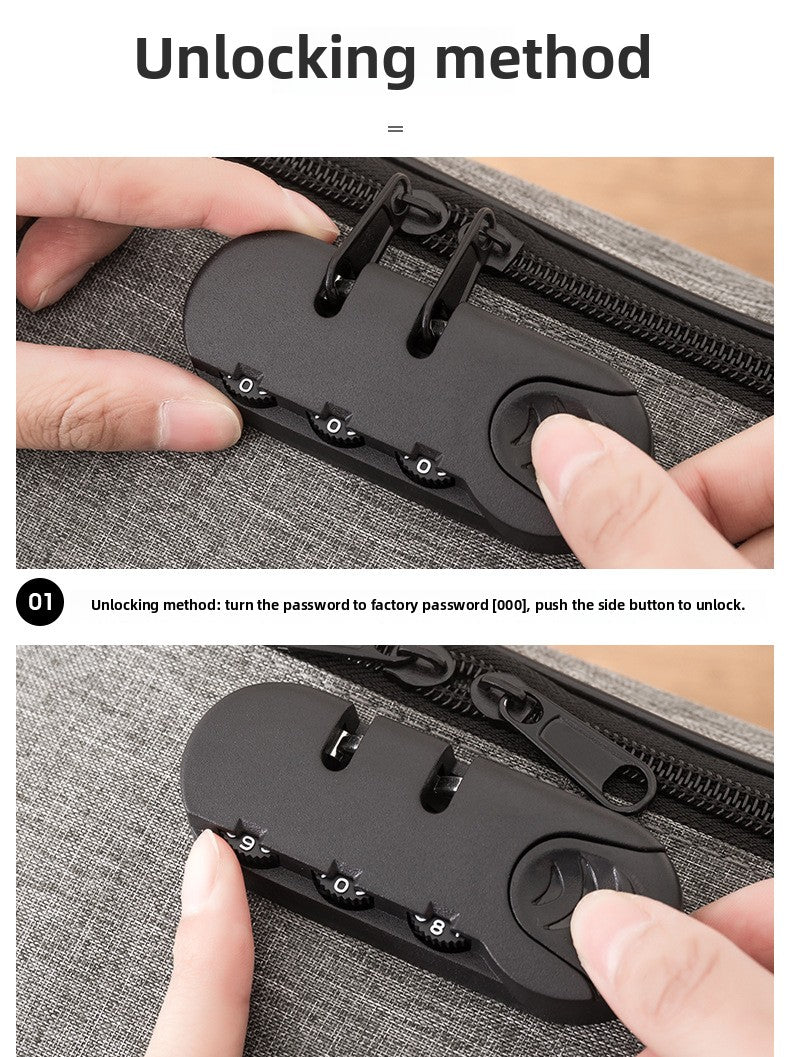 Home Id Storage Bag Large Capacity Household Certificate Passport Card Pack Waterproof Folder File Organizer Storage Bags