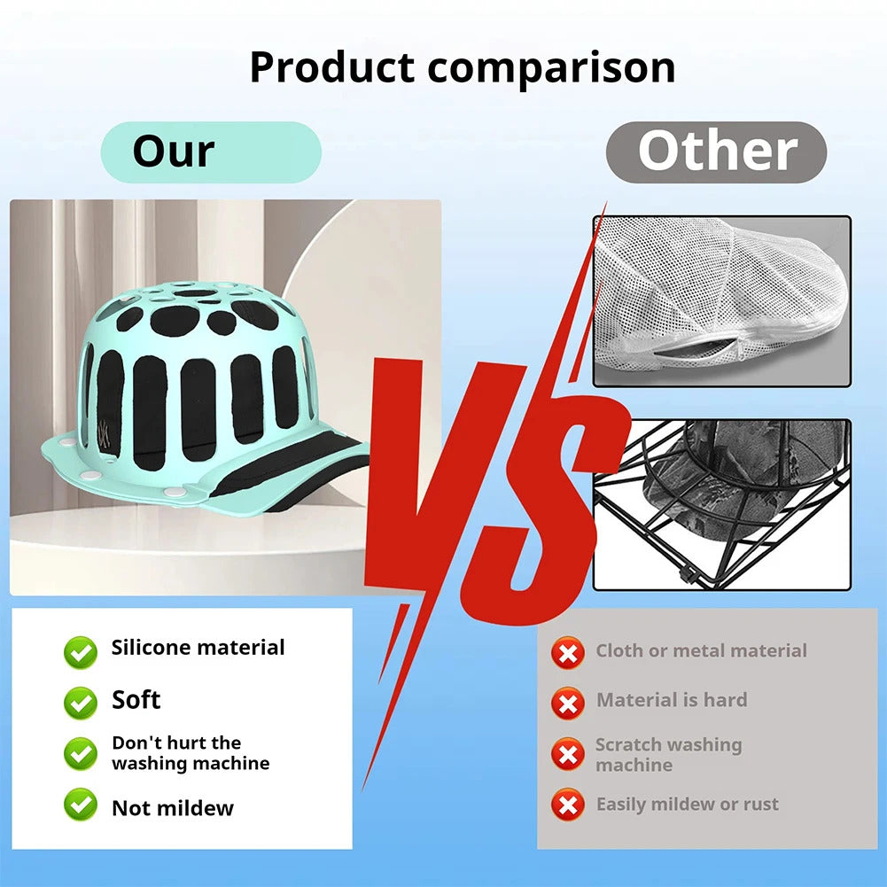 Hat Washer Cage Baseball Cap Washer Frame Baseball Hat Cleaning Protector Cap Washing Frame Hat Washing Holder for Curved Hats