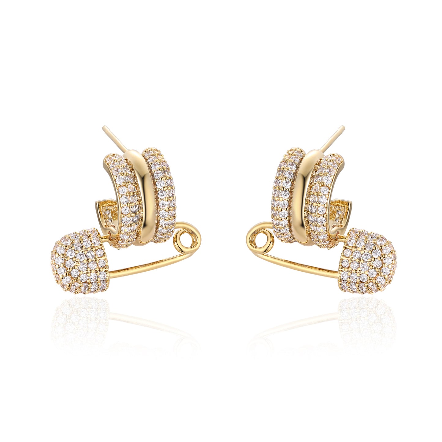 Earrings Light Luxury High-end Zircon Ins Exquisite Temperament Unique Design Earrings for Women