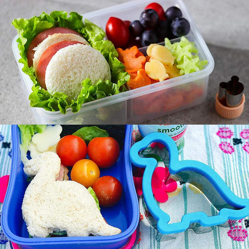 Sandwich Cutters DIY Cookie Shapes Embosser Food Molds Makers Girls For Children Kids Bread Toast Lunch Bento Box Kitchen Tools