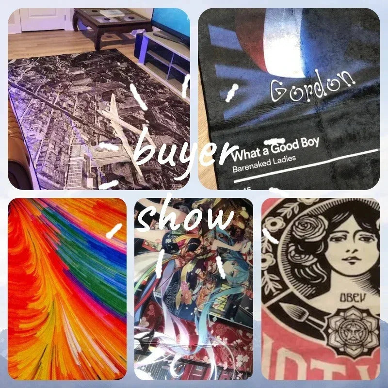 Green and Gold Ancient Greek Wave Rug Greek Mythology Modern Light Luxury Rug Printed Carpet Home Decor Living Room Rug Area Rug