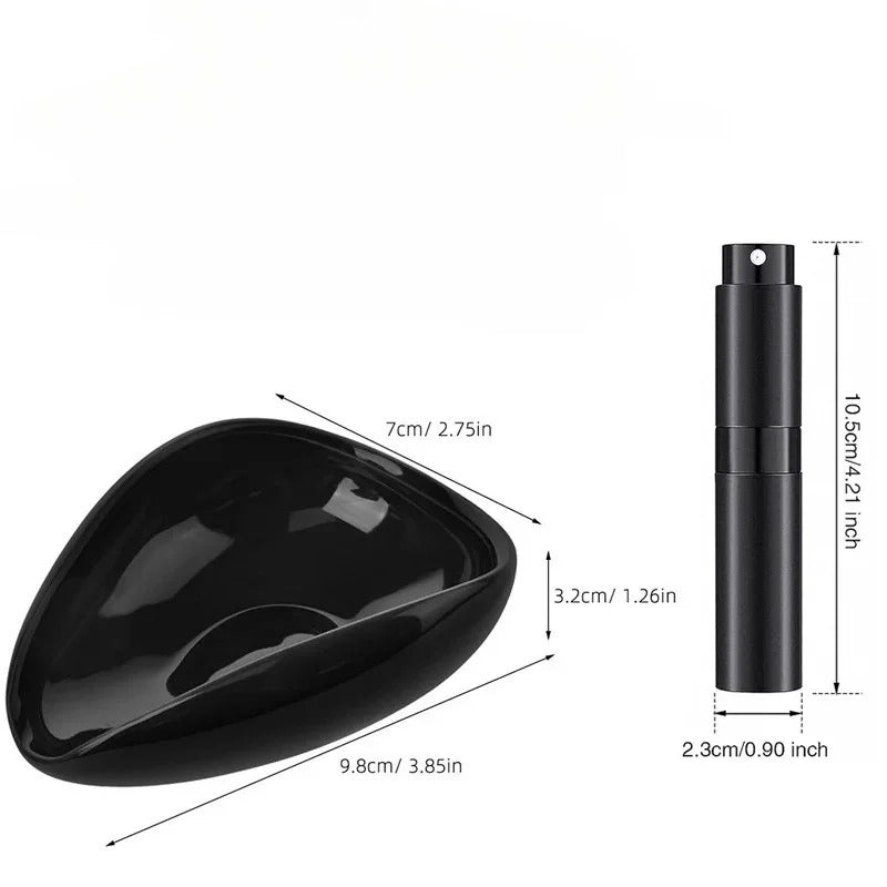 Coffee Beans Dosing Cup Trays and Spray Portable Humidifier Powder Anti Fly and Static Electricity Espresso Grinder Accessories