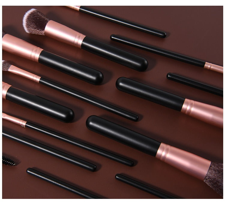 Amazon Hot-Selling Amazon 14-Piece Makeup Brush Set Loose Powder Foundation Brush Soft Bristle Brush Cangzhou In-Stock Wholesale