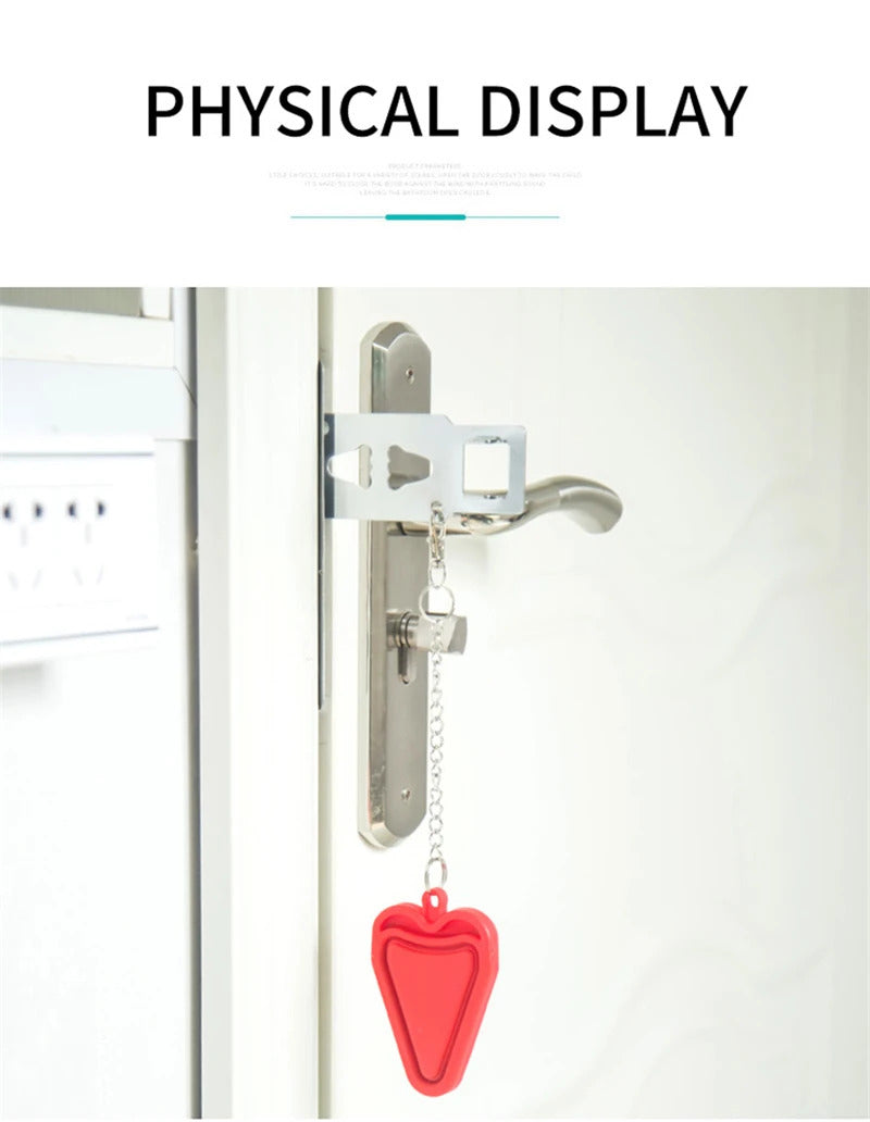 Portable Door Lock Self-Defense Anti Theft Door Locks Safety Latch Door Stopper Security Hotel Apartment Travel Home Door Locks