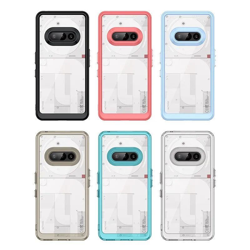 For Nothing Phone 3A Case Air Cushion Shockproof Clear Airbag Silicone TPU Back Cover Soft Case for Nothing Phone 3A phone cover