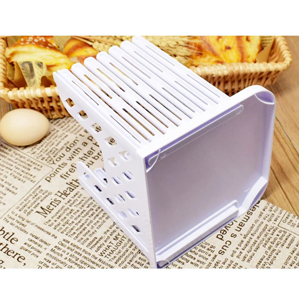 Toast Bread Slicer Stand DIY Foldable Toast Loaf Slicing Machine Multifunctional Bread Cutting Guide Tool for Homemade Bread