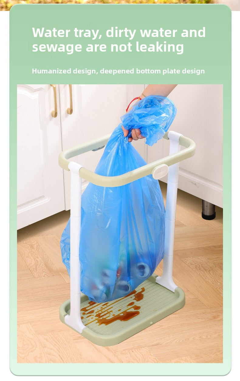 Hangable Trash Rack Outdoor Large Trash Bag Holder Portable Household Trash Storage Rack Plastic Stand