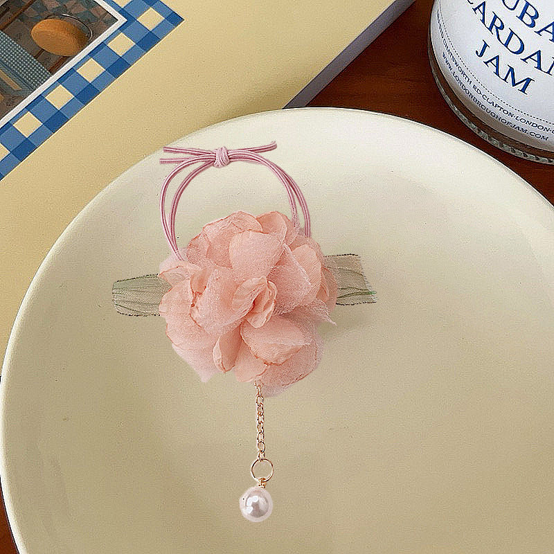 Vacation Organza Flower Hair Clip Travel Outing Hair Accessories Atmosphere Clip Duckbill Clip Hairpin Side Clip Hair Ornament