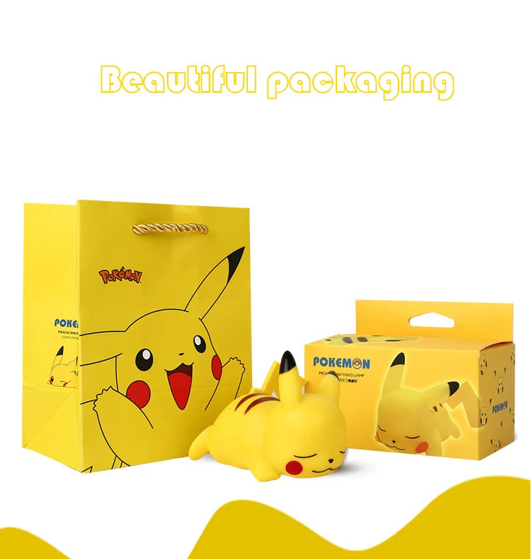 Pokemon Pikachu Night Light Glowing Children Toy Pokemon Pikachu Cute Bedside Lamp Children's Birthday Christmas Present