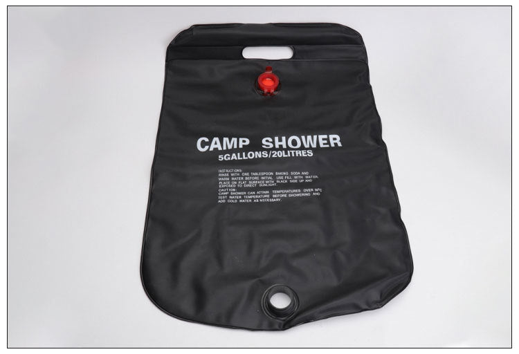 Outdoor Camping Shower Bag 20L Solar Hot Water Bag Outdoor Bath Shower Portable Water Storage Bag