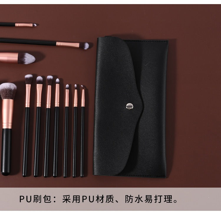 Amazon Hot-Selling Amazon 14-Piece Makeup Brush Set Loose Powder Foundation Brush Soft Bristle Brush Cangzhou In-Stock Wholesale