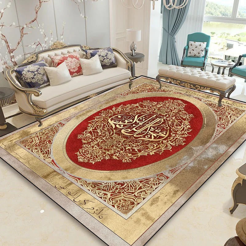 Gorgeous Retro European Carpet Living Room Large Area Decoration Sofa Area Rugs for Bedroom Cloakroom Non-slip Floor Mats Ковер