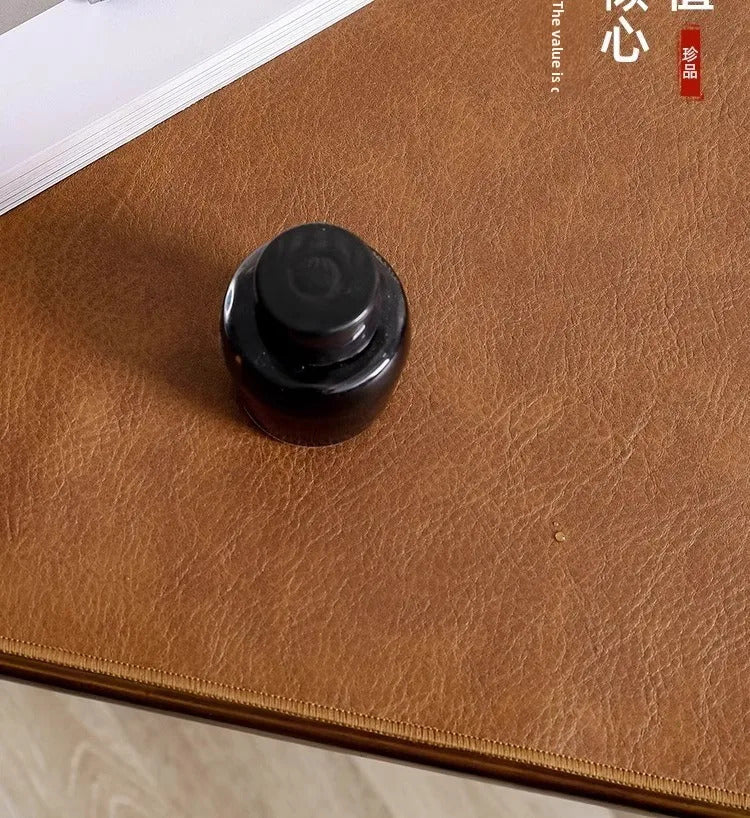 Retro Mousepad Mouse Pad Large Waterproof Non-slip PU Suede Desk Mat Computer Keyboard Desk Pad Mouse Mats Gaming Accessories