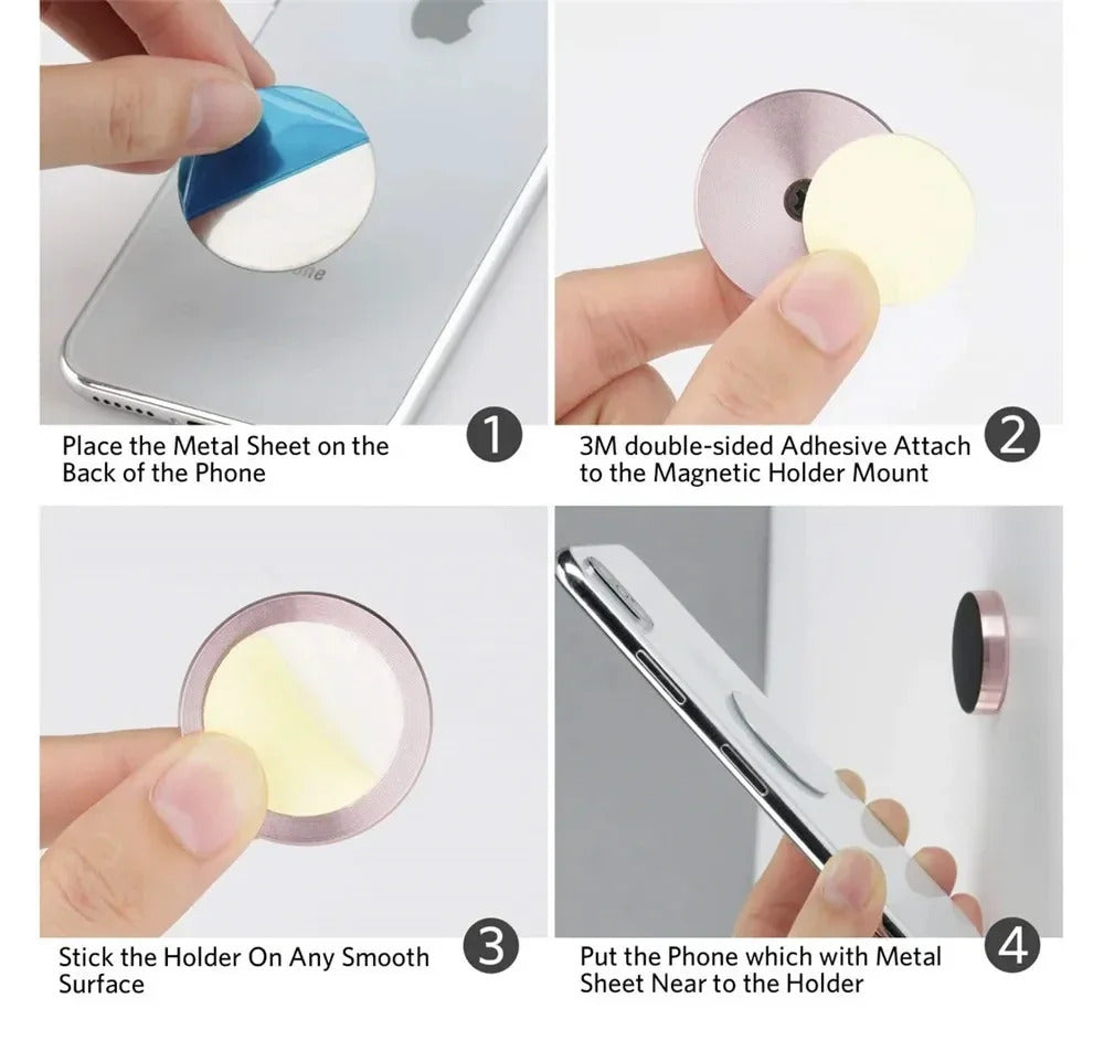 Magnetic Car Phone Holder Magnetic Phone Universal Type, Suitable for Apple, Xiaomi, Samsung Phone Magnetic Holder Stand