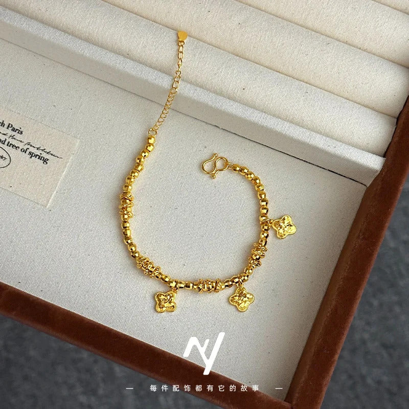 Ladies' Women's Bracelet Jewelry Fashion Gold Store Same Style Gold 9999 24K real gold