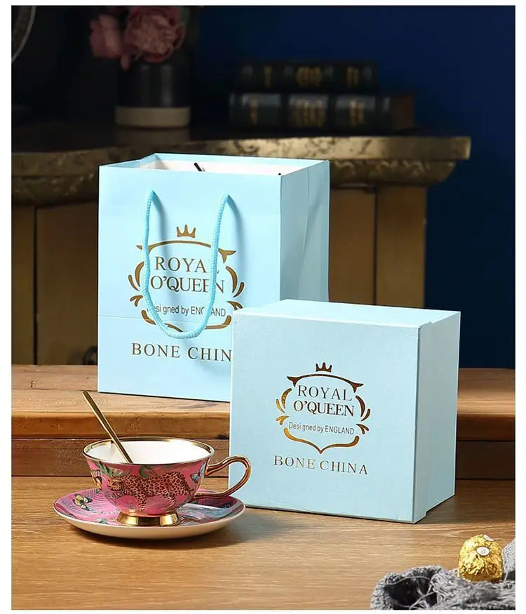 Leopard coffee cup/birthday gift/milk tea cup