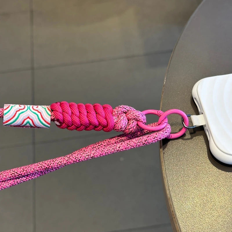 Adjustable Mobile Phone Lanyard Women Universal Phone Case Lanyard with Long Shoulder Strap Anti-lost Cell Phone Chain