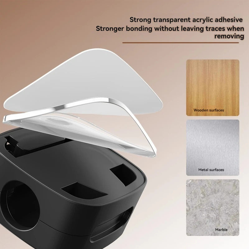 Magnetic Cable Clip Cable Holder, Adhesive Wire Keeper Cord Cable Organizer, Usb Charging Line Winder For Office Desktop Home