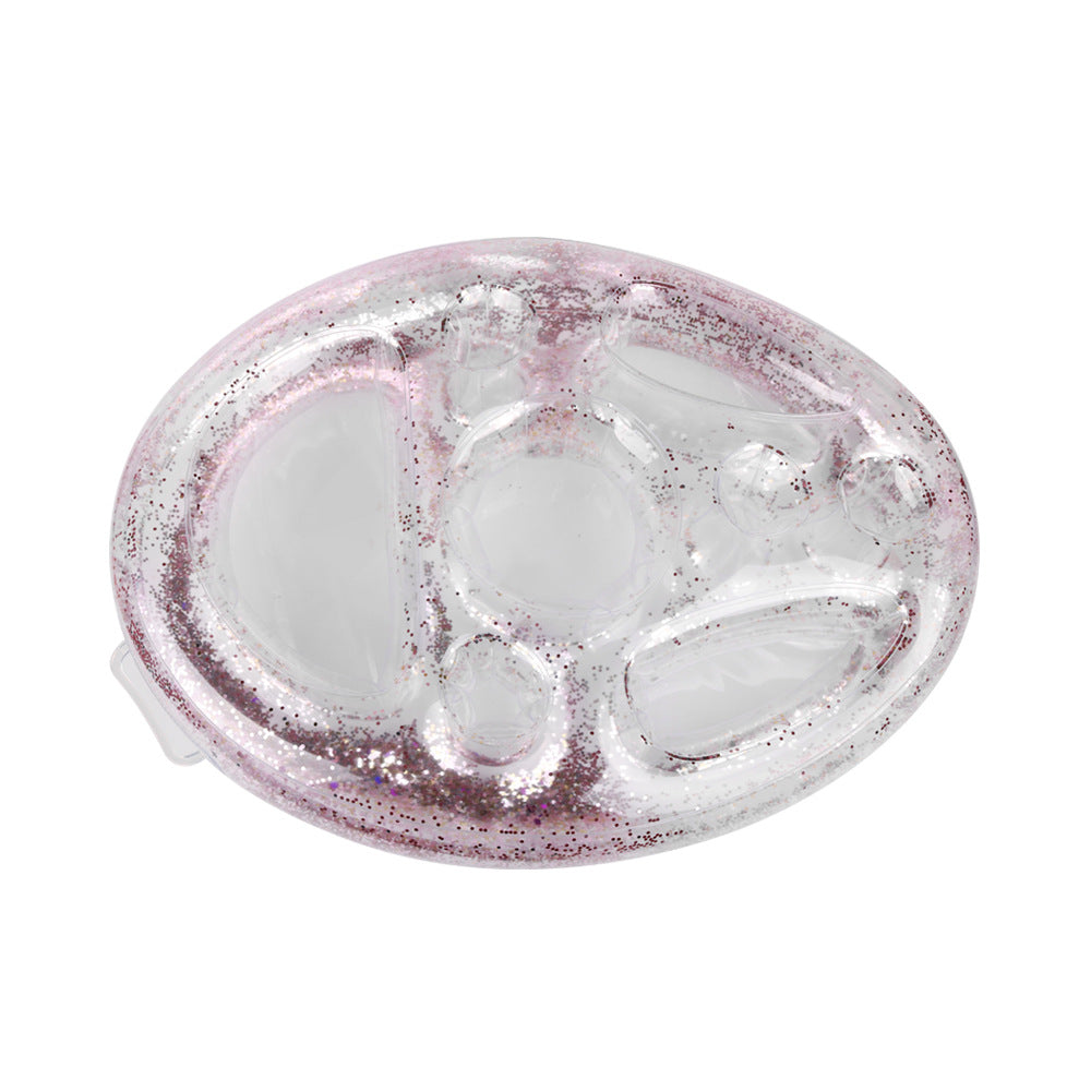 New Inflatable PVC Water Ice Bar Self-Service Ice Plate Party Floating Portable Drink Holder Porous Coaster Tray