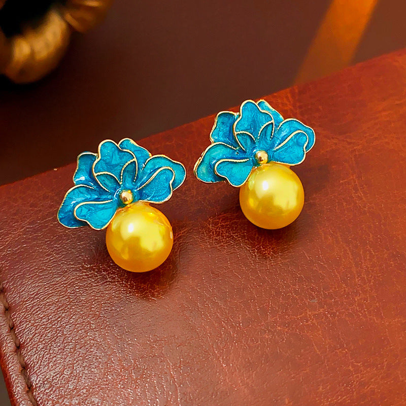 Vintage Earrings Fashion Versatile Ear Jewelry Niche Light Luxury High-end Accessories